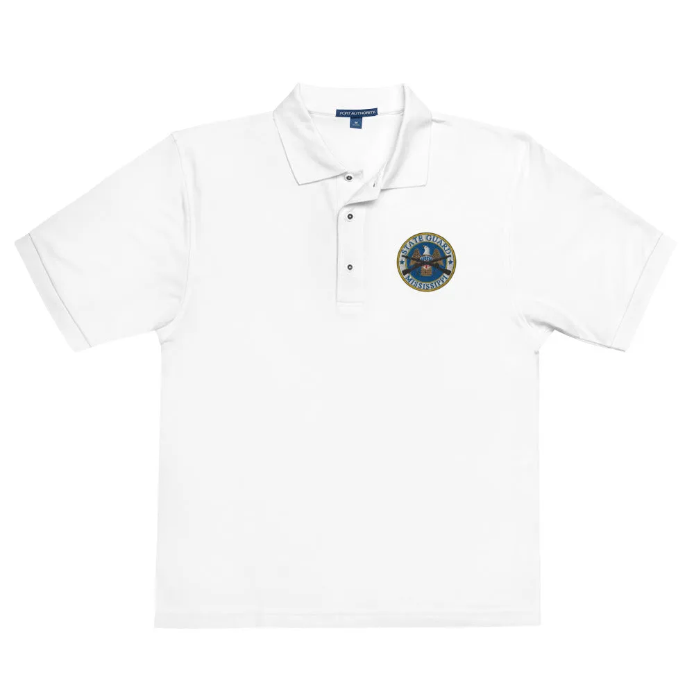 Mississippi State Guard Full-Color Embroidered Polo Shirt