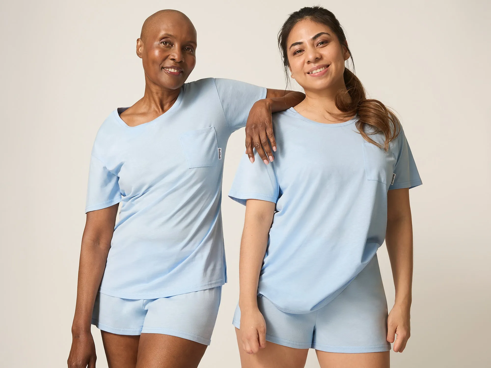 ModiDry T-Shirt Sleep Set Cashmere Blue