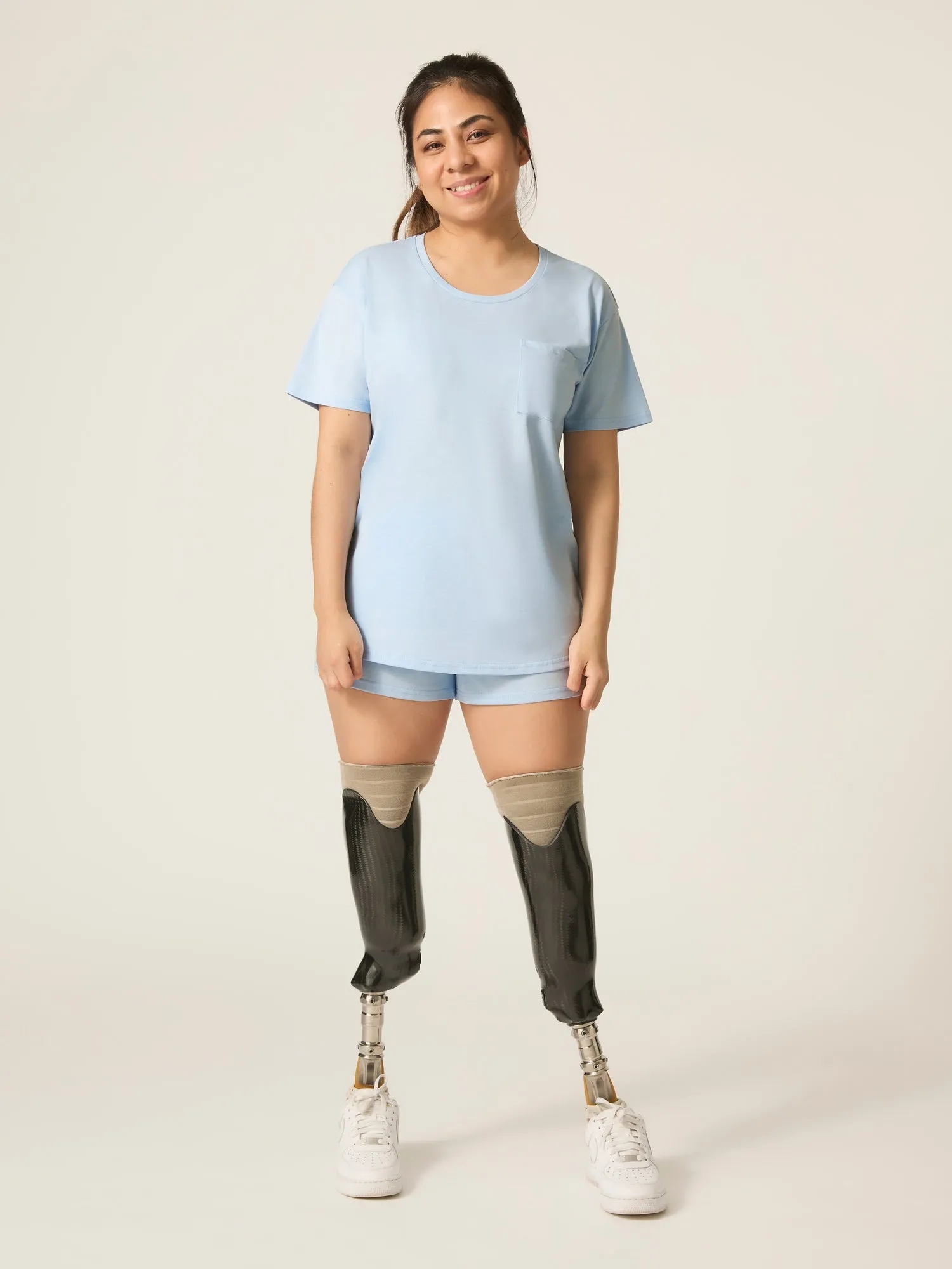 ModiDry T-Shirt Sleep Set Cashmere Blue