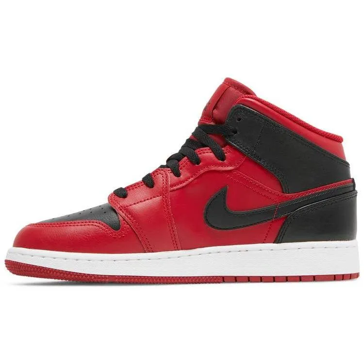 Nike Air Jordan 1 Mid GS 'Reverse Bred'