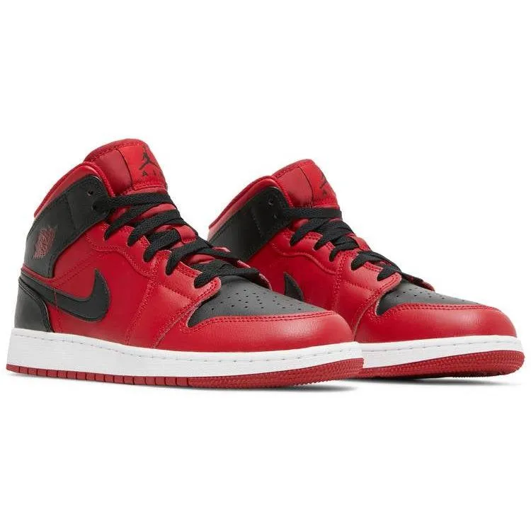 Nike Air Jordan 1 Mid GS 'Reverse Bred'