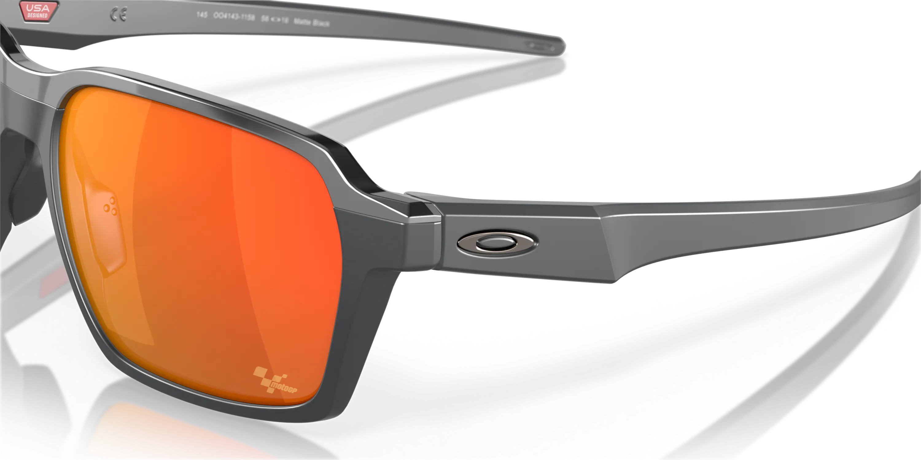 Oakley Parlay Prizm Ruby Lenses - Matte Carbon Frame