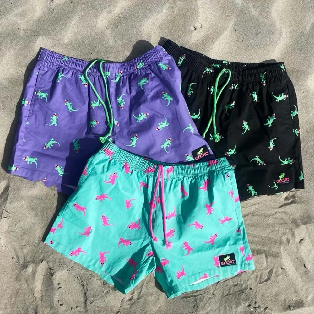 OG Purple Gecko Cotton Shorts