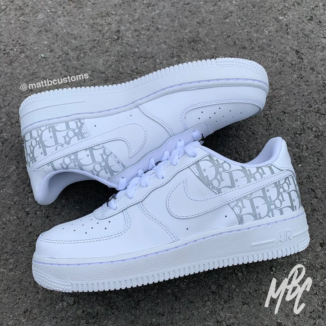 Reflective Oblique Monogram - Air Force 1 Custom