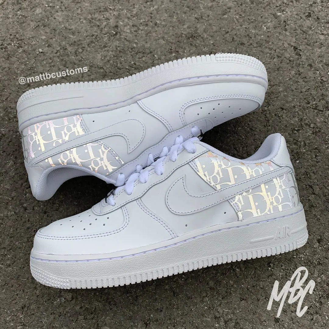 Reflective Oblique Monogram - Air Force 1 Custom