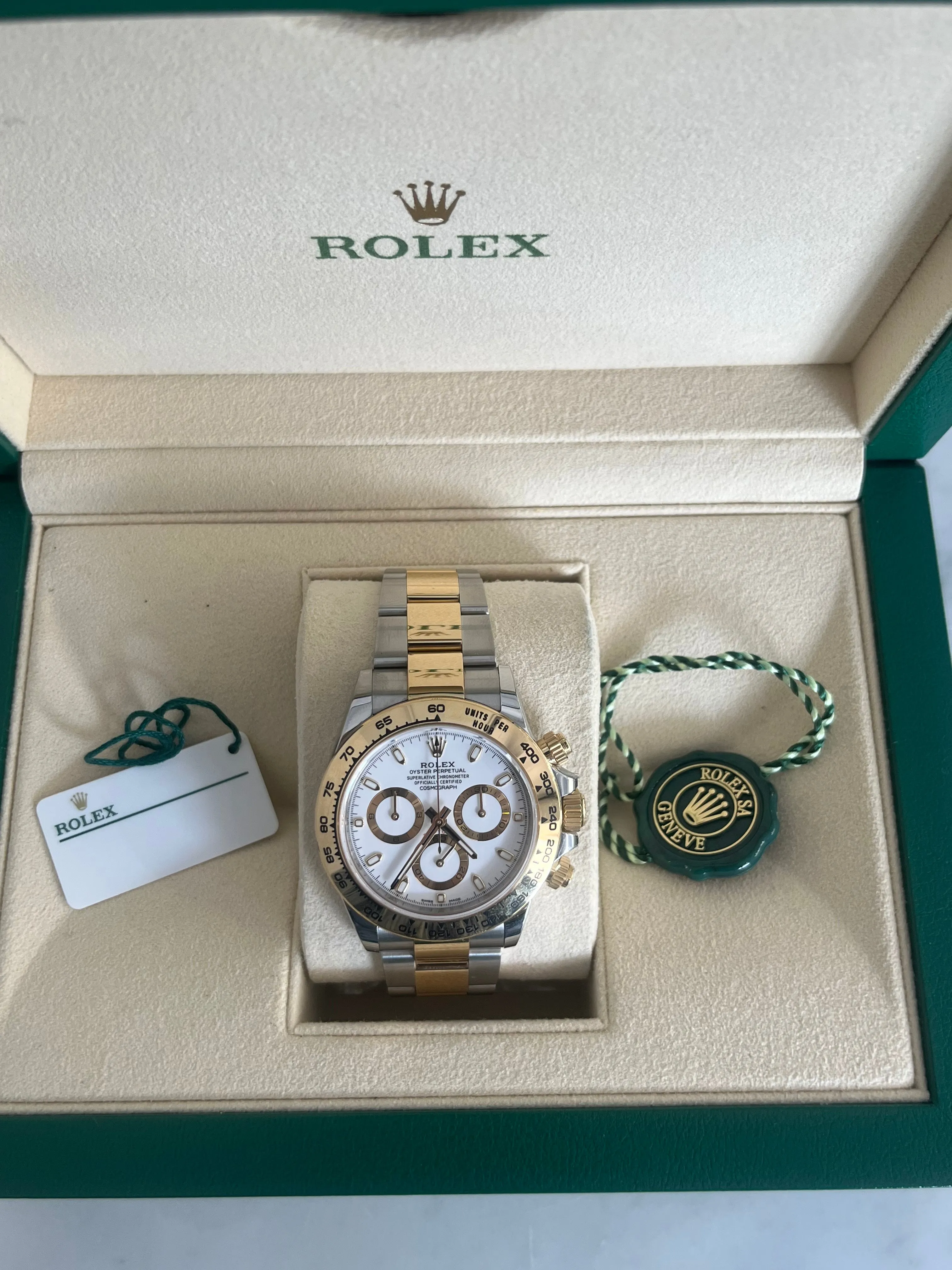 Rolex Daytona Two Tone White Face 116503