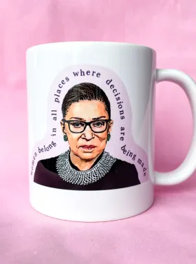 Ruth Bader Ginsburg Women's Rights Coffee Mug