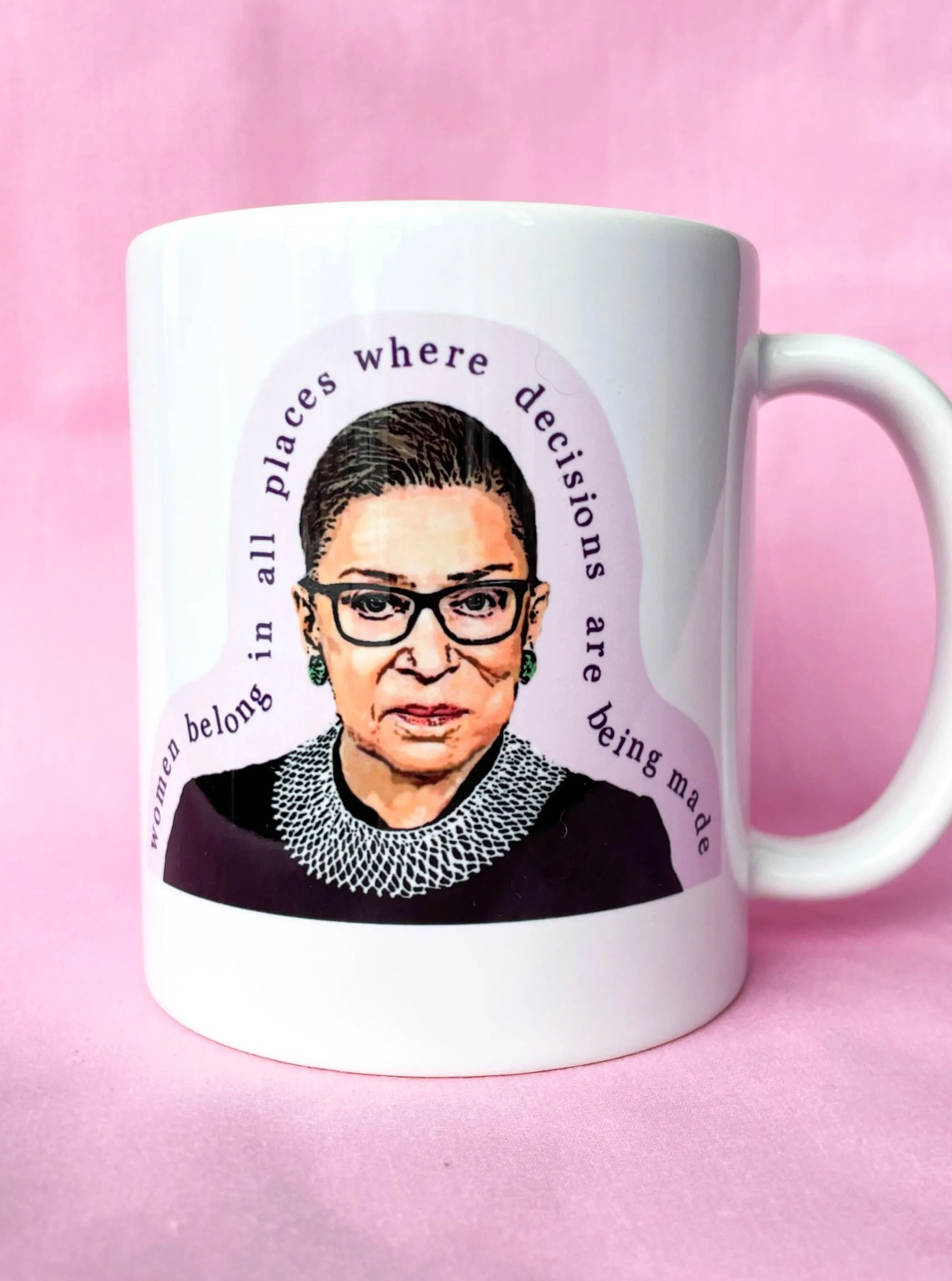 Ruth Bader Ginsburg Women's Rights Coffee Mug