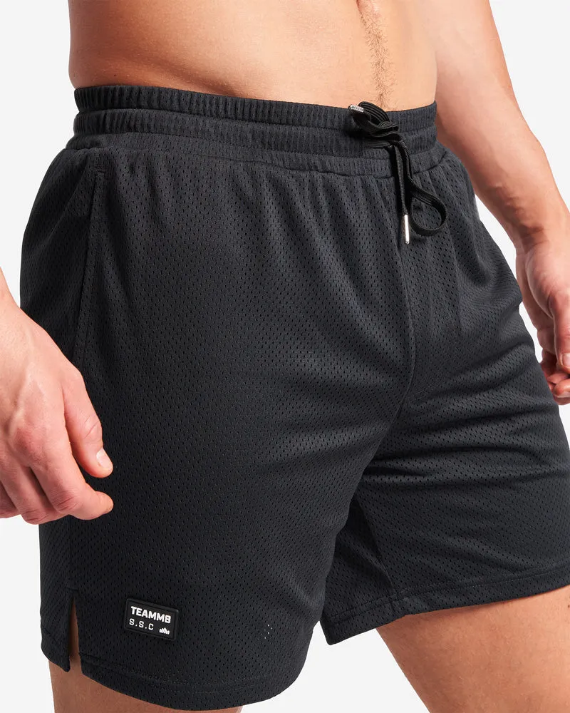 TEAMM8 S.S.C. Mesh 6" Short - Black