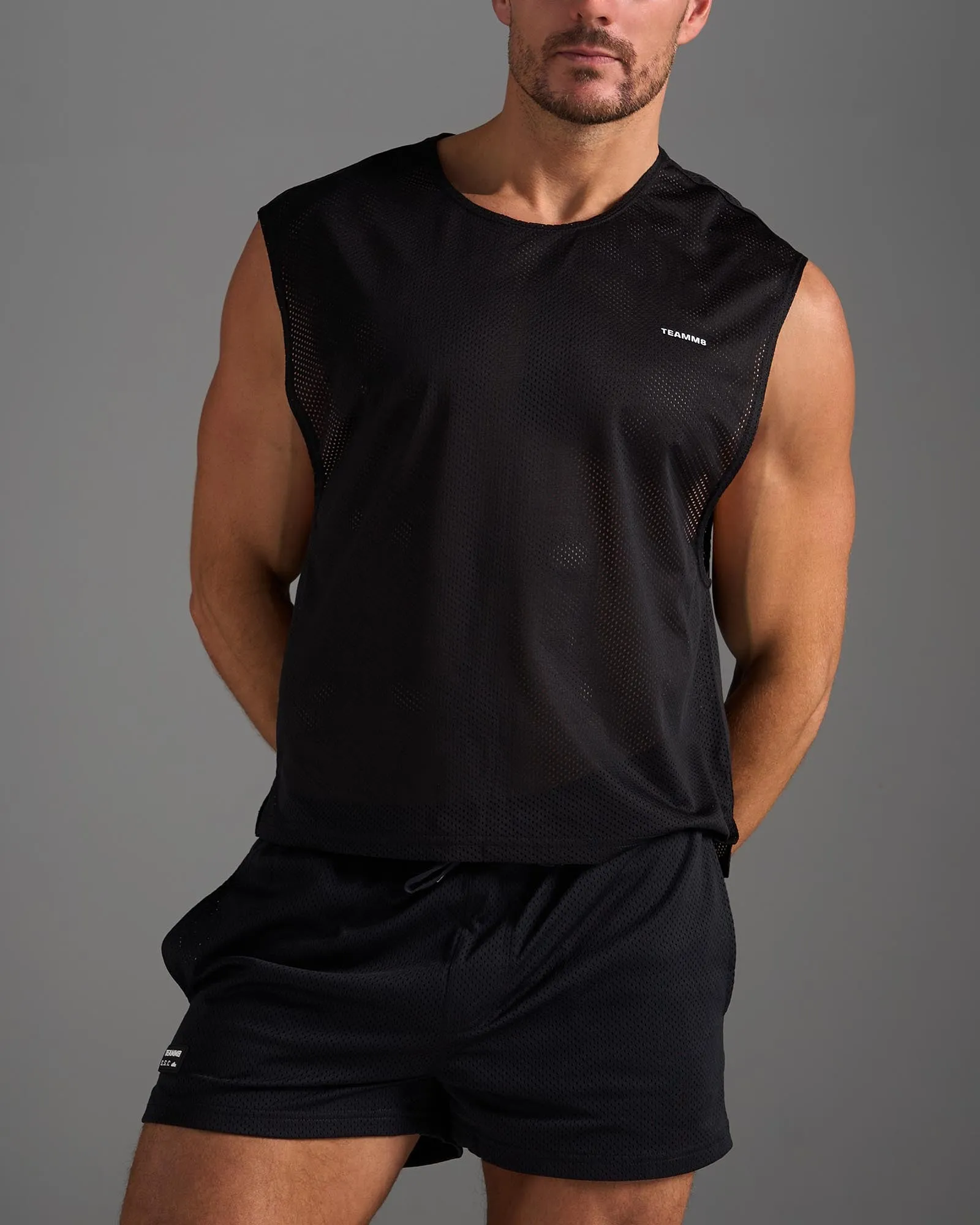 TEAMM8 S.S.C. Muscle Tank - Black