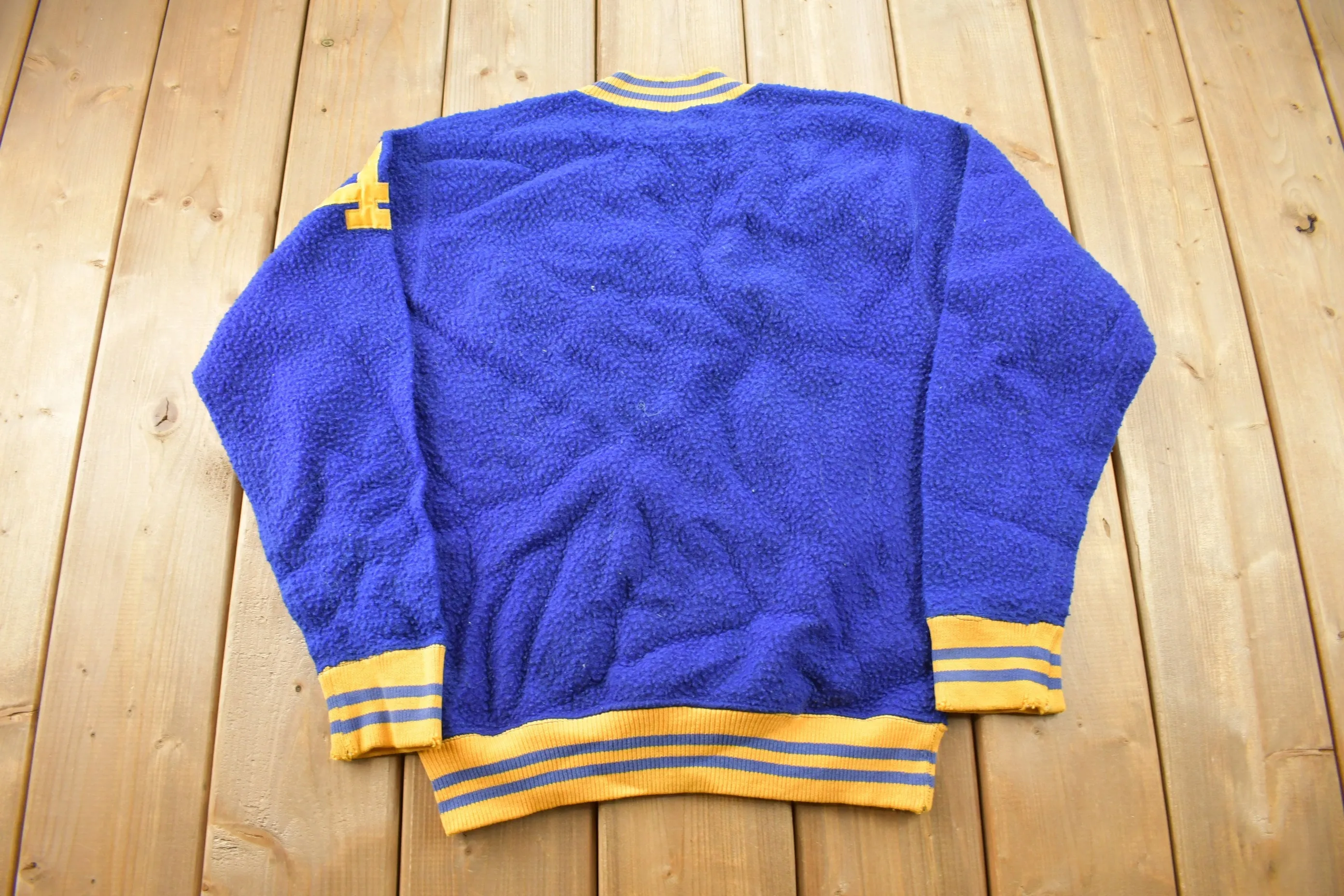 Vintage 1950s Champion Fleece Mock Neck Sweatshirt / Vintage Champion / True Vintage / Made In USA / Vintage Sportswear / Champion Knitwear