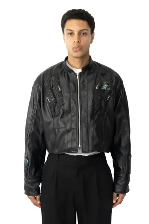 VT Rework: Nike TN Cropped Leather Jacket